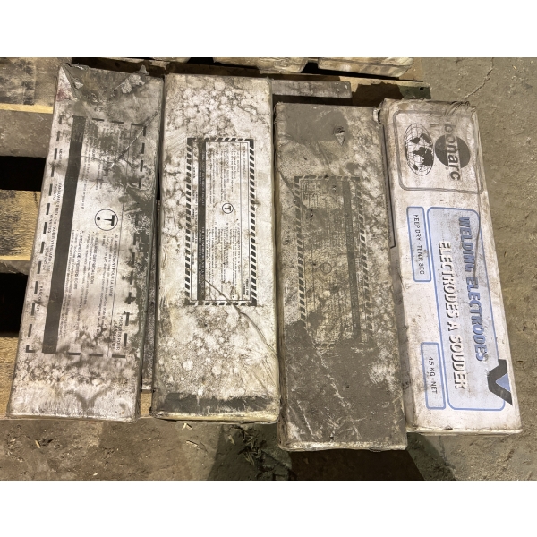 LOT OF 8 - BOXES OF WELDING RODS - 7018 - SEALED