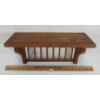 Image 3 : STAINED OAK WALL SHELF
