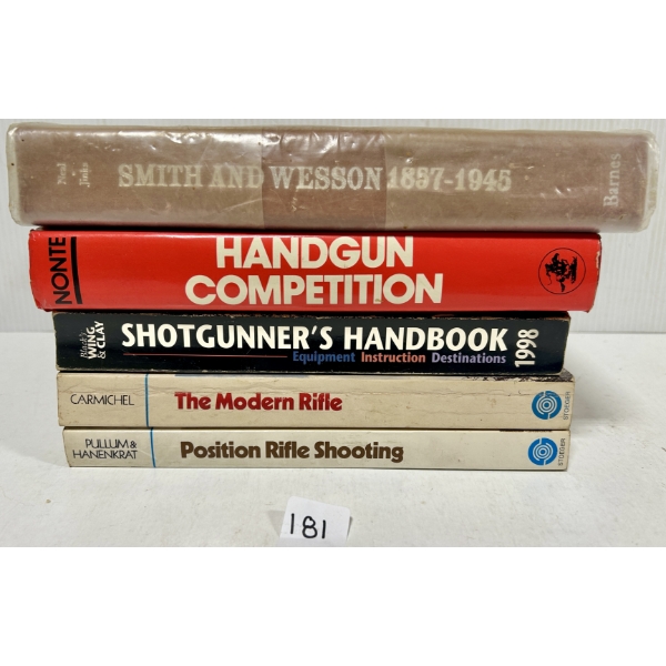 LOT OF 5 - SHOOTING HANDBOOKS