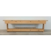 Image 6 : HAND CRAFTED TWO-TIERED PINE WALL SHELF BY JAMES BLACK