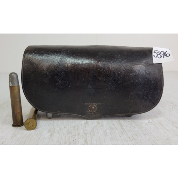 AMMO: 24X UMC .45-70CAL - W/ LEATHER POUCH
