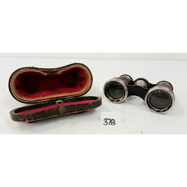 LEMAIRE FABT PARIS BINOCULARS W/ CASE