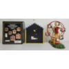 Image 3 : LOT OF 2 - JW TIN WIND UP FERRIS WHEEL & SANKYO LITTLE CLOWN MUSIC BOX