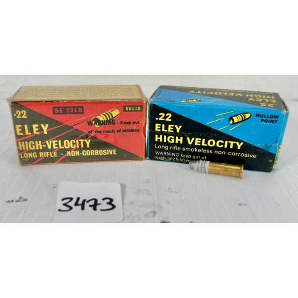 AMMO: 100X ELEY .22 LR 