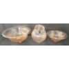 Image 4 : LOT OF 5 - ASSORTED PINK DEPRESSION GLASS PCS