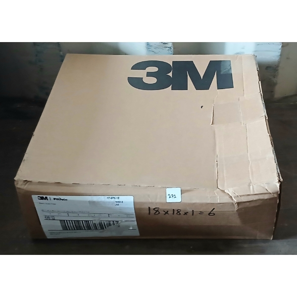 LOT OF 6 - 18 X 18 X 1IN FURNACE AIR FILTERS - AS NEW