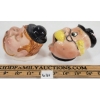 Image 2 : LOT OF 2 - GESUNDHEIT & SWEET ADELINE CERAMIC SMOKERS