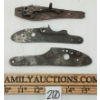 Image 4 : LOT OF 3 - ENGLISH FLINTLOCK & PERCUSSION LOCK PLATES & LOCK