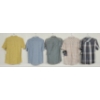 Image 3 : LOT OF 5 - MEN'S MEDIUM BUTTON-UP T-SHIRTS - FT CLASSIFIED, LIFETIME & BRIXTON