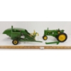 Image 2 : LOT OF 2 - JOHN DEERE DIECAST TRACTOR & HAY BALER 