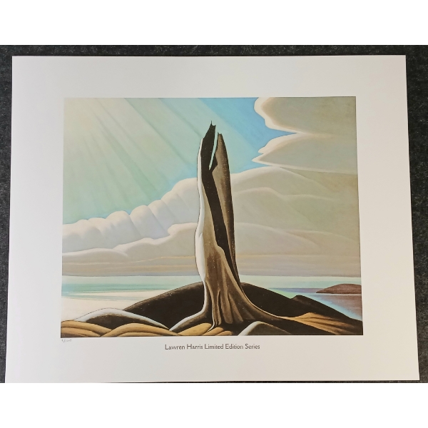 "NORTH SHORE, LAKE SUPERIOR" BY LAWREN HARRIS (1885-1970) - PRINT