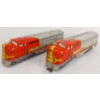Image 1 : LOT OF 2 - MARX TIN SANTA FE MODEL TRAINS