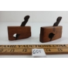 Image 2 : LOT OF 2 - ENGLISH VICTORIAN MINIATURE ROSEWOOD ROUND & FLAT PLANES