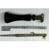 Image 2 : LOT OF 3 - ENGLISH BODKIN - GIB HEAD KEY & SHIELD STYLE STAMP / SEAL