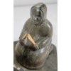 Image 9 : FIGURE TENDING FIRE BY EDITH AKLOK (PRS CDN ARTIST) - STONE