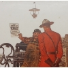 Image 3 : LOT OF 3 - RCMP SCENES BY ARNOLD FRIBERG (1913 - 2010) - FRAMED PRINTS