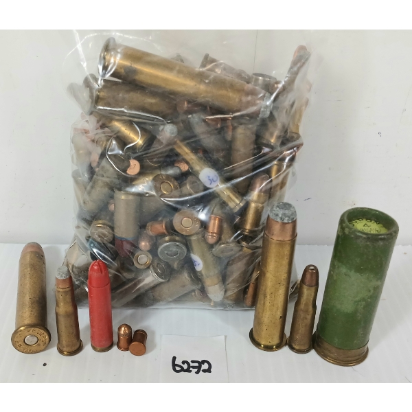 AMMO / BRASS: QTY OF MISC RNDS