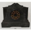 Image 4 : 1900 FRENCH BLACK MARBLE MANTEL CLOCK