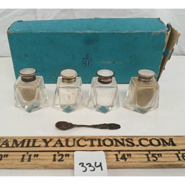 BIRKS SILVER SALT N' PEPPER SETS