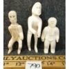 Image 3 : LOT OF 3 - MEN FIGURES BY UNKNOWN ARTIST - ANTLER