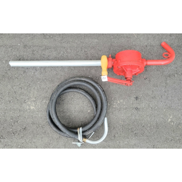 MONARCH INDUSTRIES BARREL PUMP W/ HOSE - COMPLETE