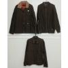 Image 2 : LOT OF 3 - MEN'S BRIXTON & LIFETIME JACKETS - FT WOOL ABNER, BLACK COFFEE CECIL & LEICESTER SQUARE