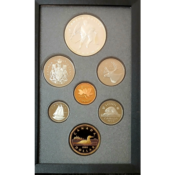 1993 RCM PROOF SET - 100TH ANN. OF STANLEY CUP