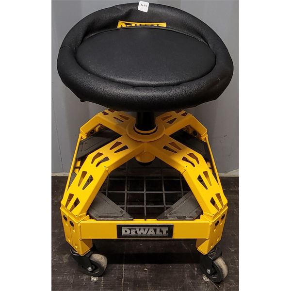 DEWALT ADJ WORK STOOL W/ CASTORS