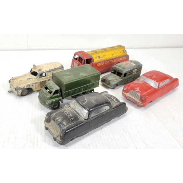 LOT OF 6 - DIECAST VEHICLES - INCL DINKY TOYS & VICEROY, ETC