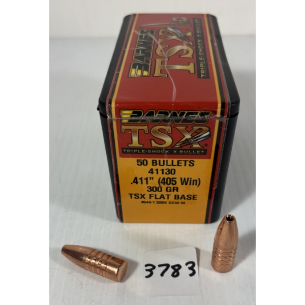BULLETS: 50 X BARNES 405 WIN CAL - 300 GR