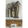 Image 2 : LOT OF 3 - SILVER TONE BEER BOTTLES & ELECTRIC RAZOR LIGHTERS