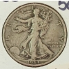 Image 3 : LOT OF 2 - 1933 & 1934 US 50 CENT SILVER COINS