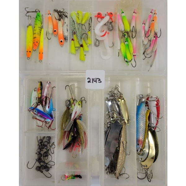 QTY OF MISC LURES - INCL ICE FISHING, TROUT & WALLEYE
