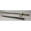 Image 1 : FRENCH MODEL 1866 CHASSEPOT BAYONET W/ SCABBARD