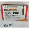 Image 1 : BULLETS: 100X HORNADY .30 CAL 208 GR POLY TIP