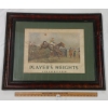 Image 1 : PLAYER'S WEIGHTS CIGARETTES - FRAMED AD - C. 1930'S-1950'S