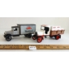 LOT OF 2 - ERTL DIECAST LENNOX & GARGOYLE MOBILOIL VEHICLE COIN BANKS