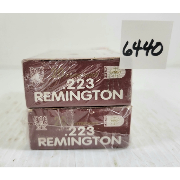 AMMO: 40X PMP .223 REM - 55GR - FJBT - SEALED