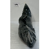 Image 5 : STONE CARVED NARWHAL W/ IVORY - SIGNED