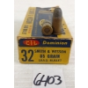 Image 1 : AMMO: 50X DOMINION .32S&W - 85GR