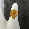 Image 1 : GOLD PLATED TIGER'S EYE RING