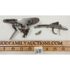 Image 2 : LOT OF 2 - PEDERSOLI FLINTLOCK LOCK PLATE & CVA MOUNTAIN RIFLE DUAL SET TRIGGERS