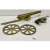 Image 2 : LOT OF 2 - MINI CAST CANNON REPLICAS