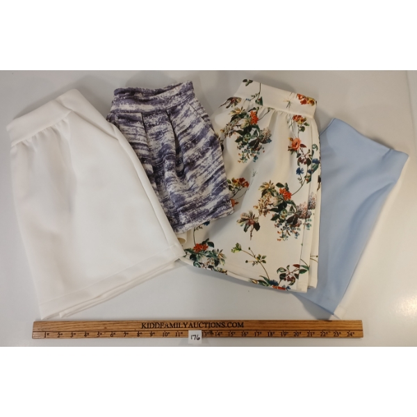 LOT OF 4 - WOMEN'S MINIMUM SKIRTS & SHORTS - FT DORIA SKIRT, NATALIE SHORTS & TITTE SKIRT