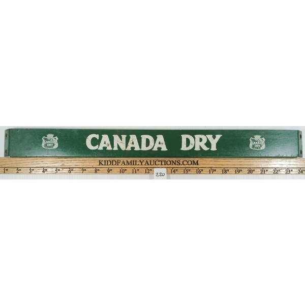 CANADA DRY DISPLAY RACK TOPPER
