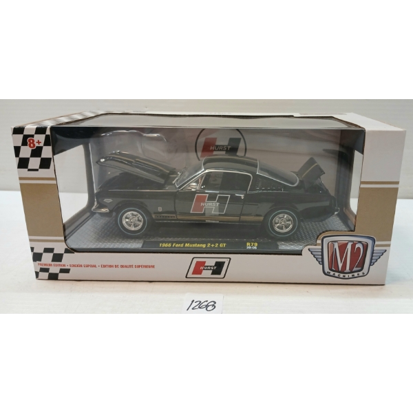 M2 HUSRT 1966 FORD MUSTANG 2+2 GT DIECAST MODEL