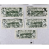 Image 2 : LOT OF 5 - 1973 CDN $1 BANKNOTES - INCL SEQUENTIAL