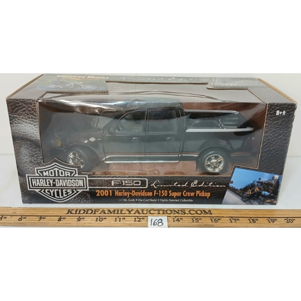 AMERICAN MUSCLE DIECAST 2001 HARLEY-DAVIDSON F-150 TRUCK