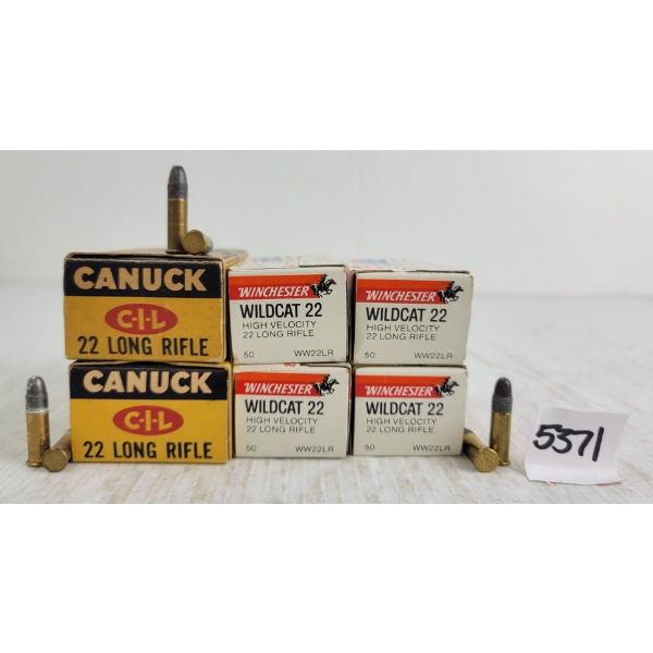 AMMO: 300X CIL & WINCHESTER WILDCAT .22LR