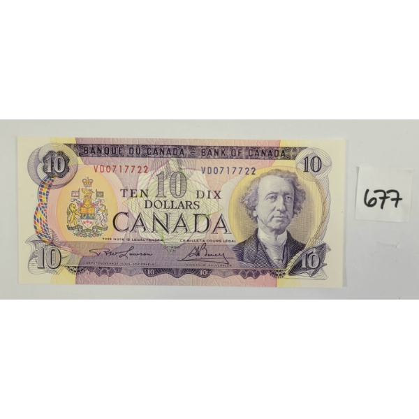 1971 CDN $10 BANKNOTE - UNCIRCULATED